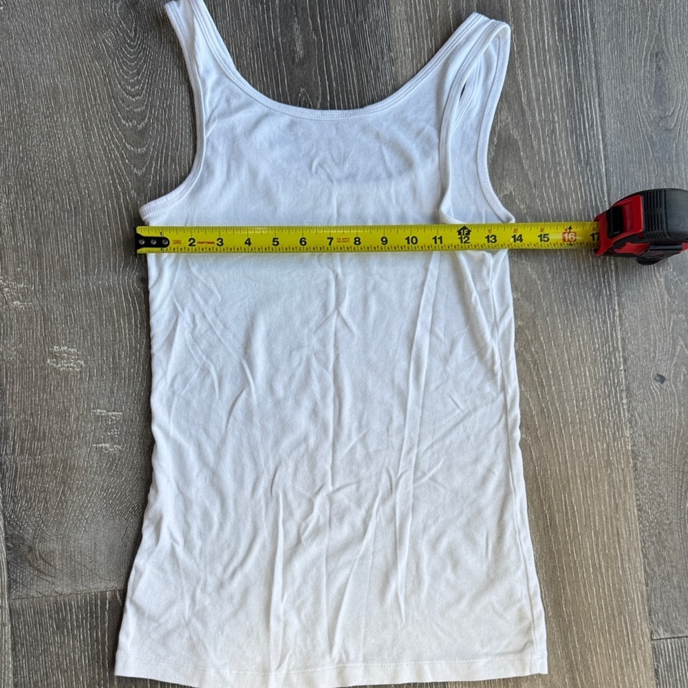 Cynthia Rowley Pure White Tank Top AO0359 - Picture 2 of 3